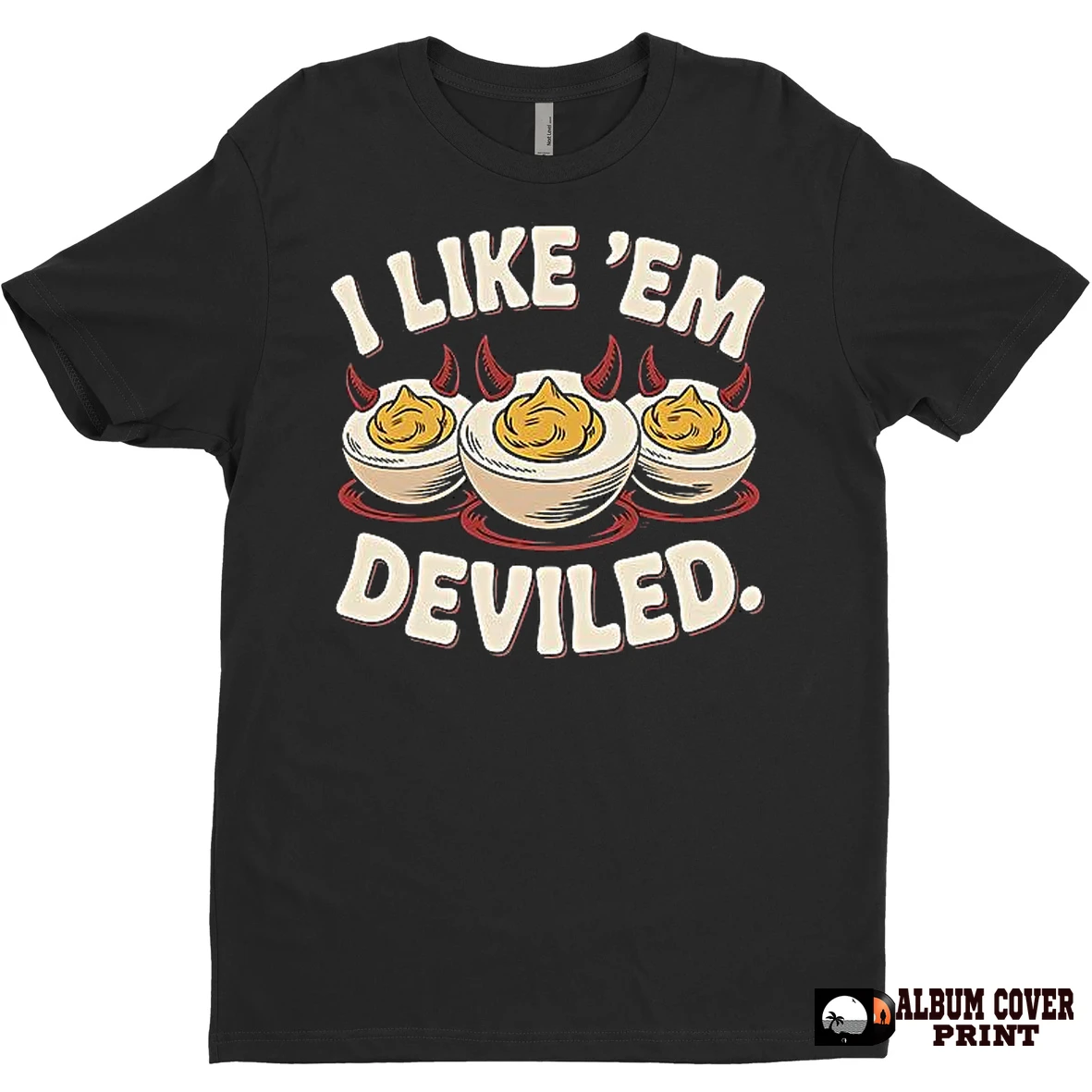 Original I Like Em Deviled Funny Retro Deviled Egg T Shirt Sweater