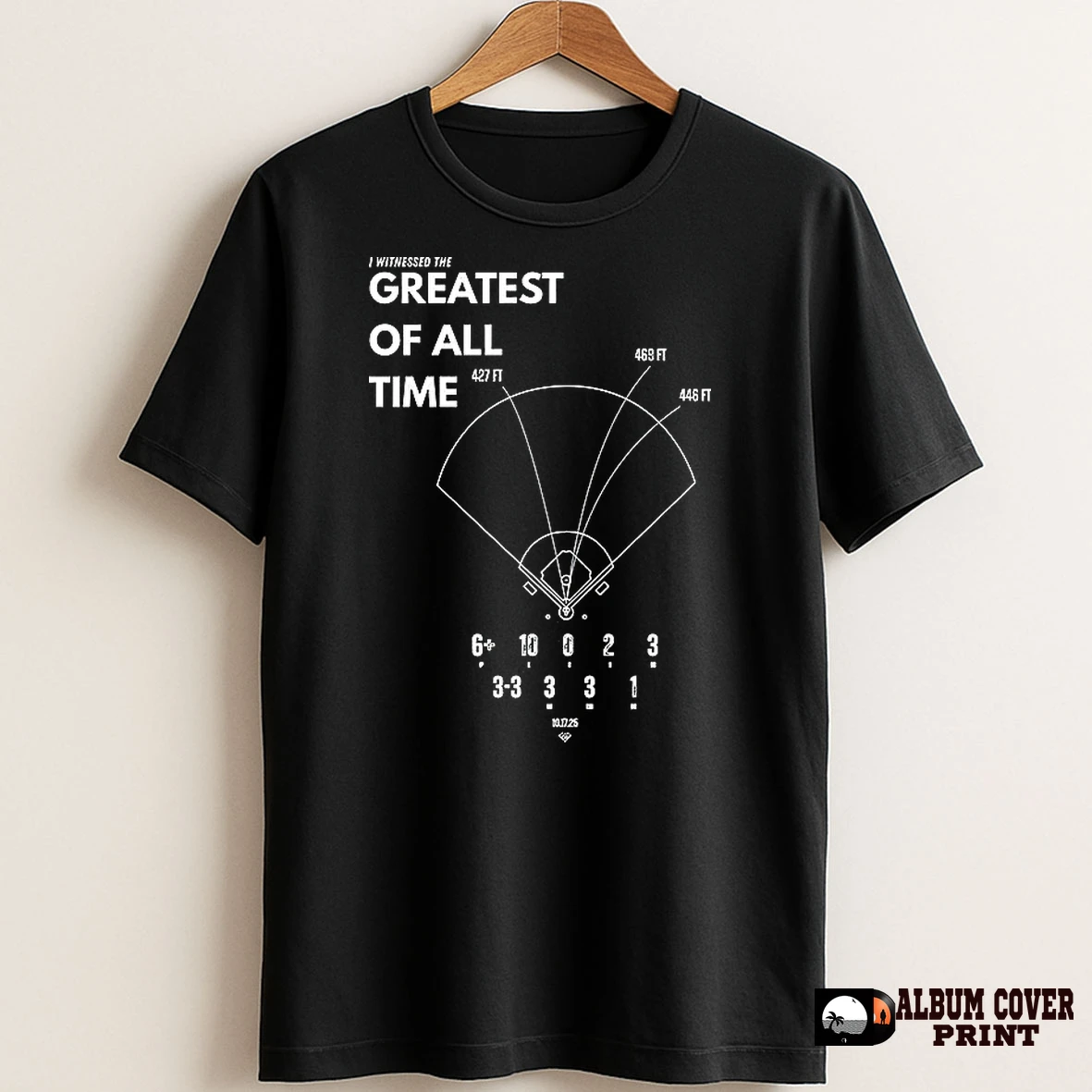 Original I Witnessed The Greatest Of All Time Los Angeles Dodgers Baseball T Shirt Sweater