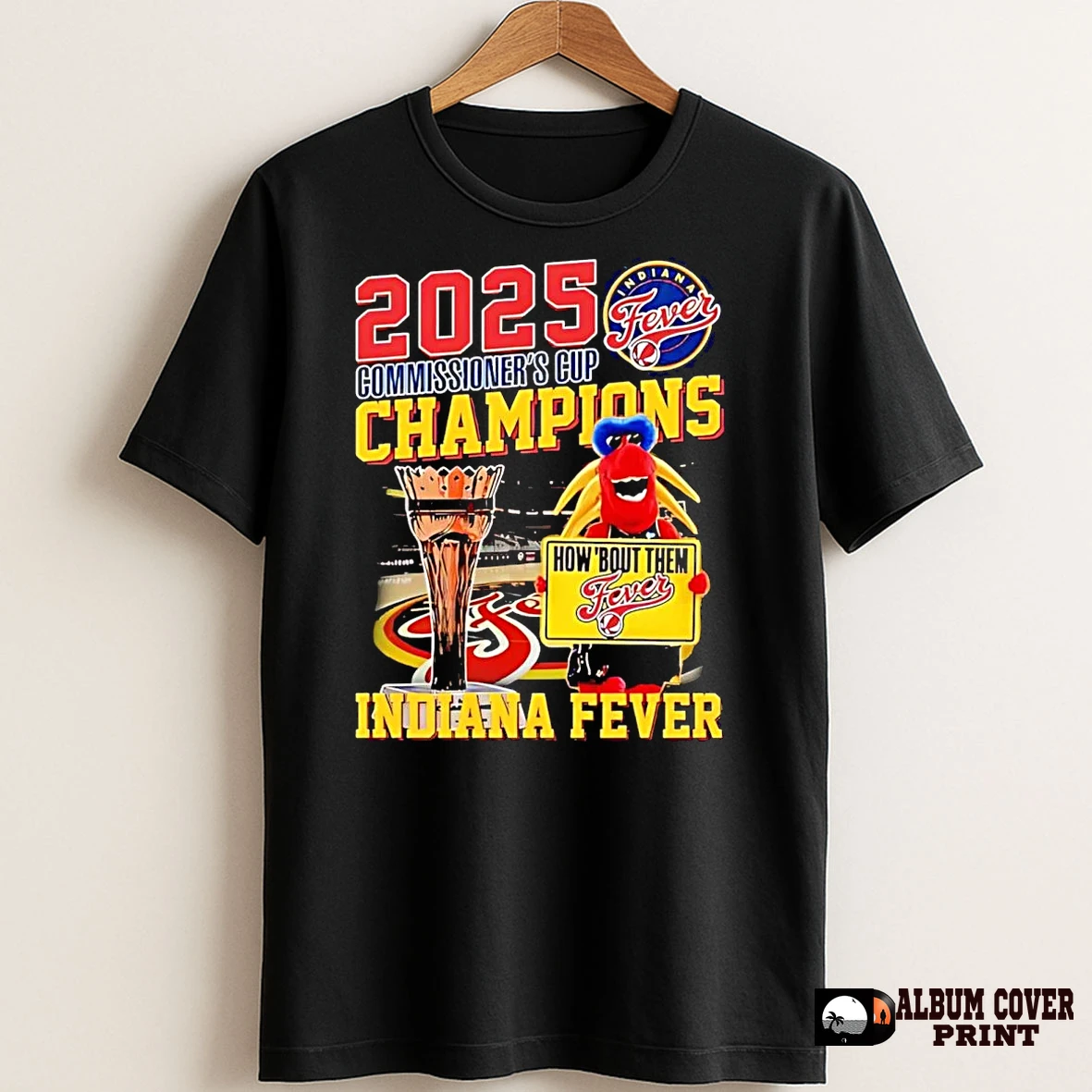 Original Indiana Fever 2025 Commissioners Cup Champions T Shirt Sweater