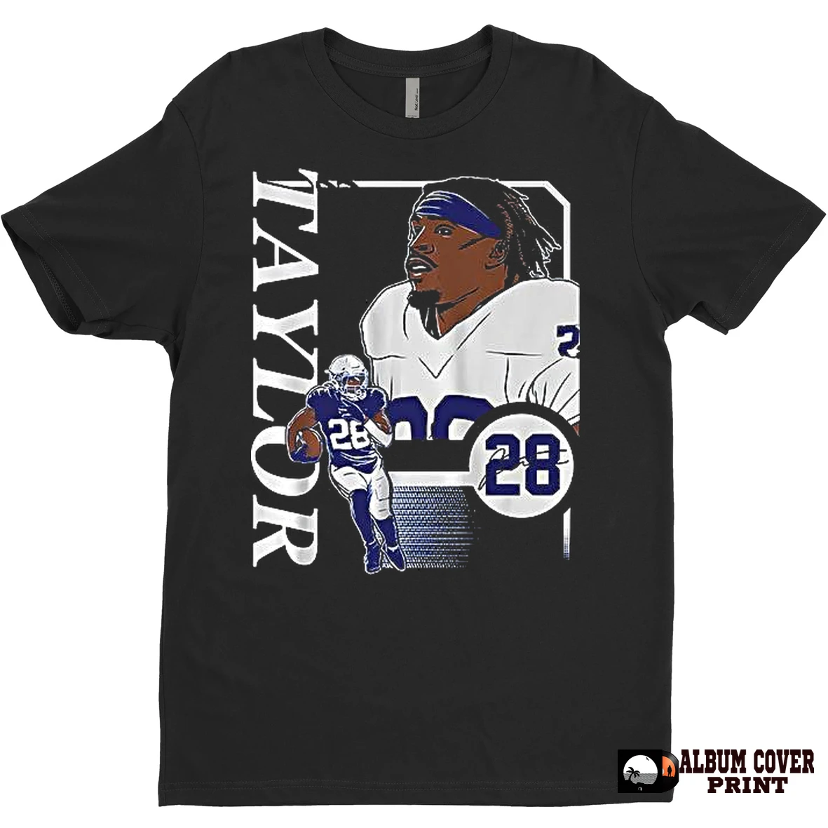 Original Indianapolis Colts Jonathan Taylor Collage Frame Signature T Shirt Sweater