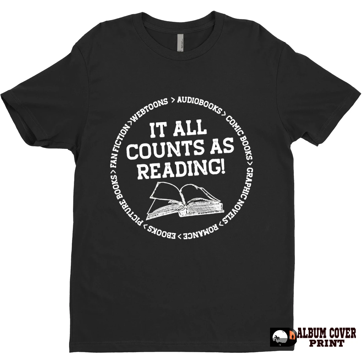 Original It All Counts As Reading Book T Shirt Sweater