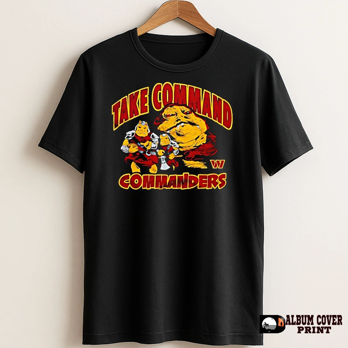 Original Jabba The Hutt X Washington Commanders Football Take Command T Shirt Sweater