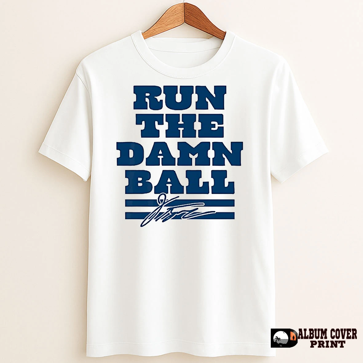 Original Jonathan Taylor Run The Damn Ball Signature T Shirt Sweater