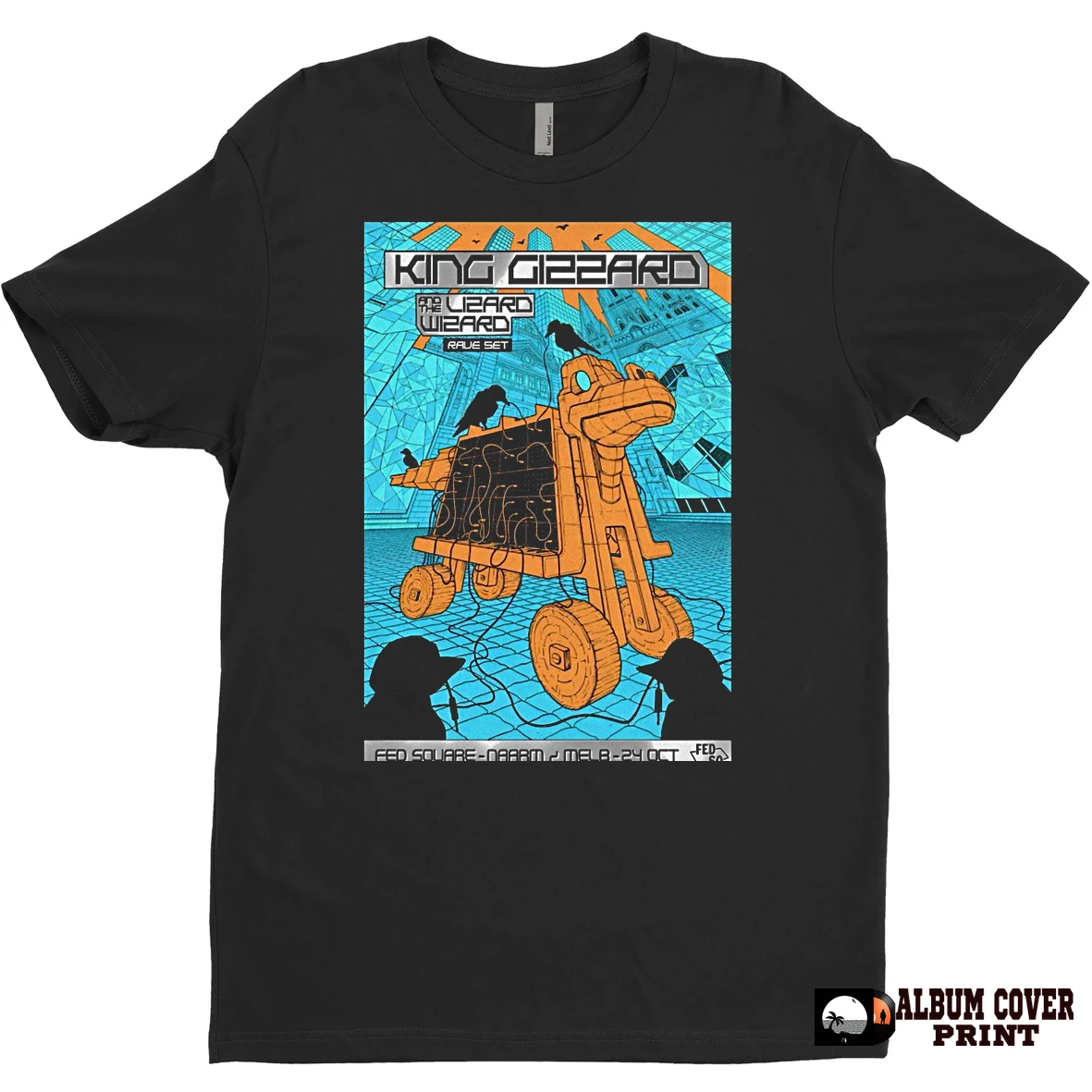 Original King Gizzard And The Lizard Wizard October 24 2025 Fed Square Main Stage In Melbourne Australia T Shirt Sweater