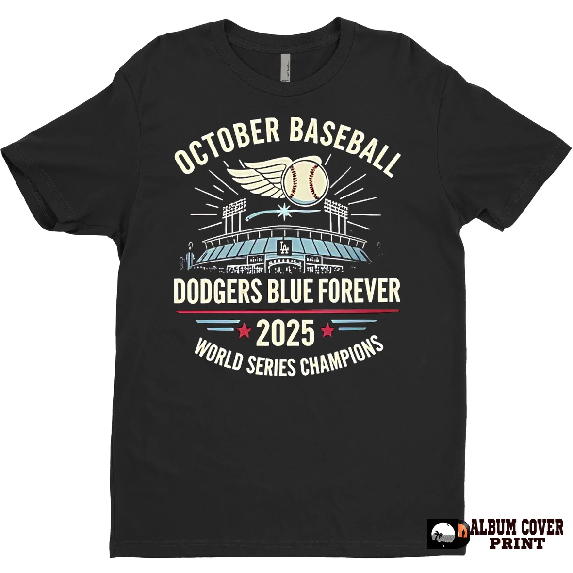 Original La Dodgers Blue Forever October Baseball World Series Champions T Shirt Sweater