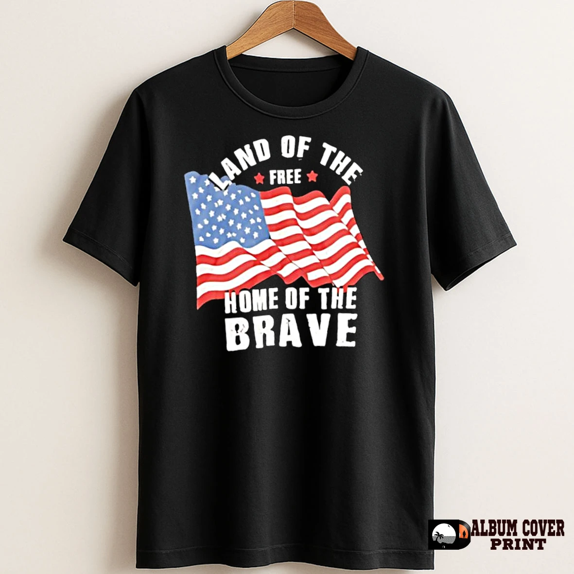 Original Land Of The Free Home Of The Brave Patriotic American T Shirt Sweater