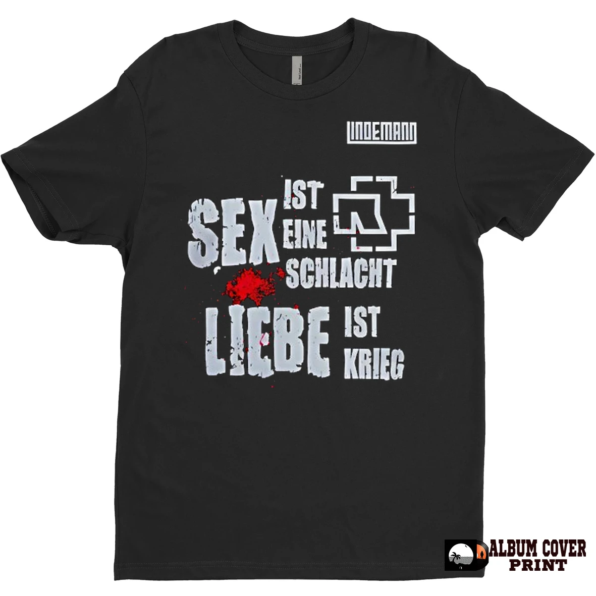 Original Lindemann Sex Ist Eine Schlacht Liebe Ist Krieg Meine Welt Tour T Shirt Sweater