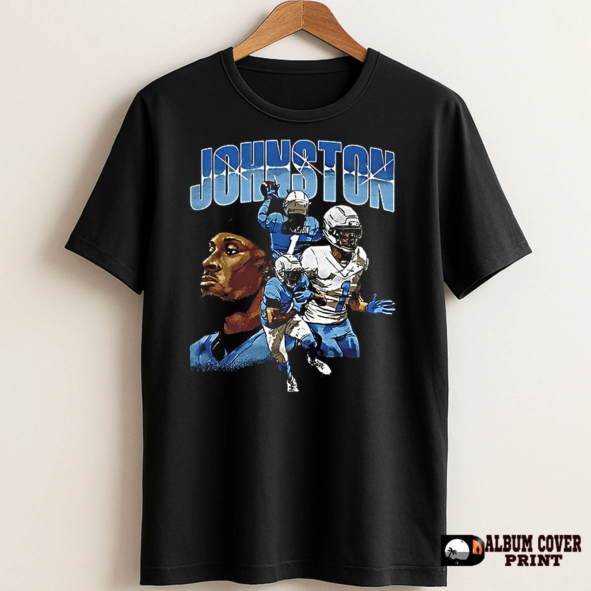 Original Los Angeles Chargers Quentin Johnston Collage T Shirt Sweater