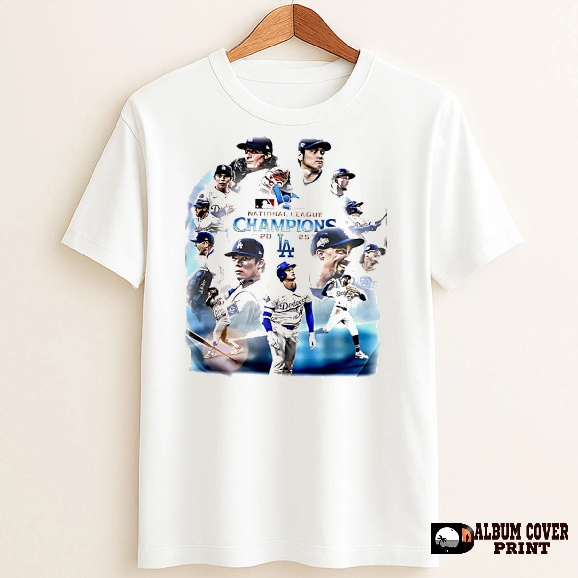 Original Los Angeles Dodgers Players Featured 2025 National League Champions T Shirt Sweater