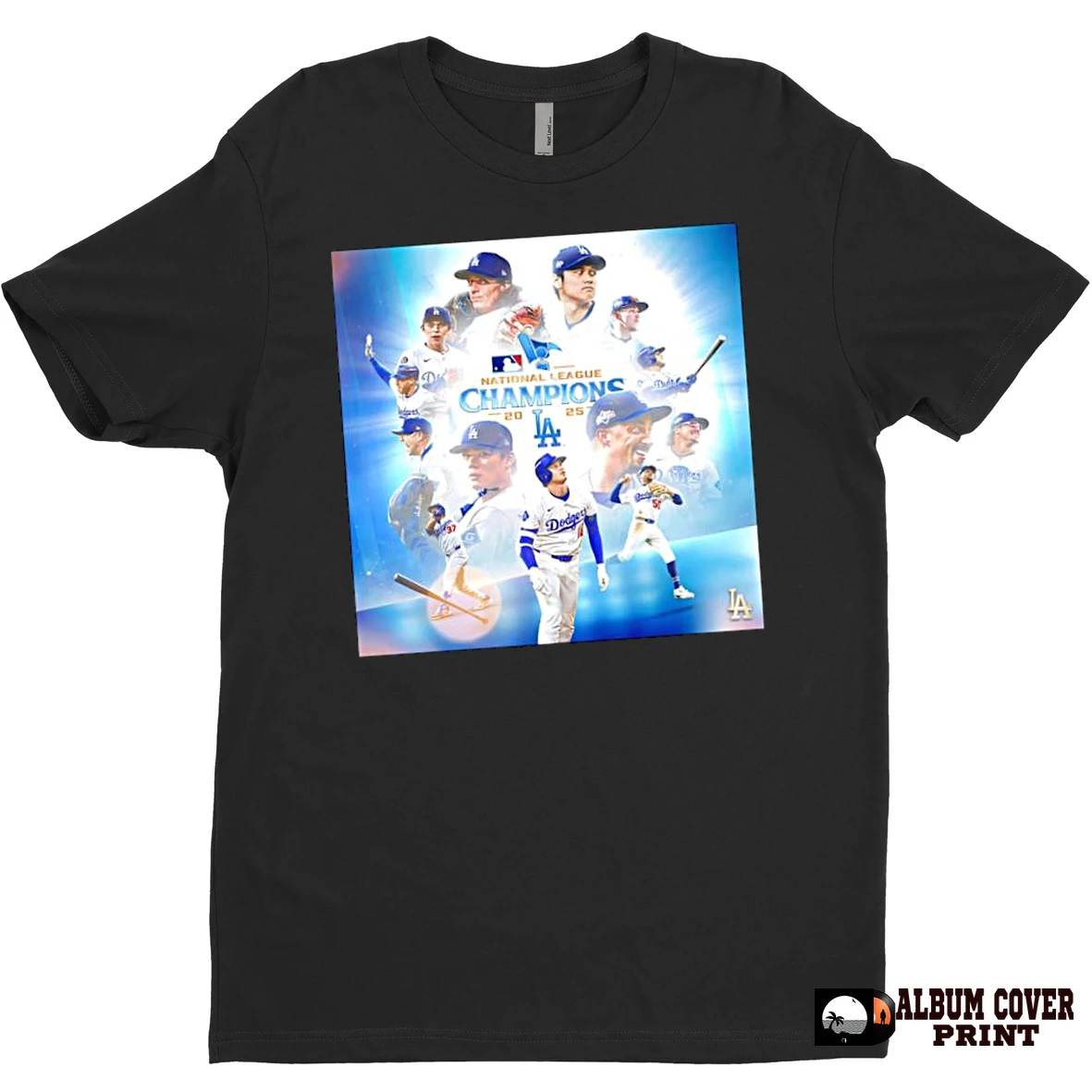 Original Los Angeles Dodgers Winning The National League Championship In 2025 T Shirt Sweater