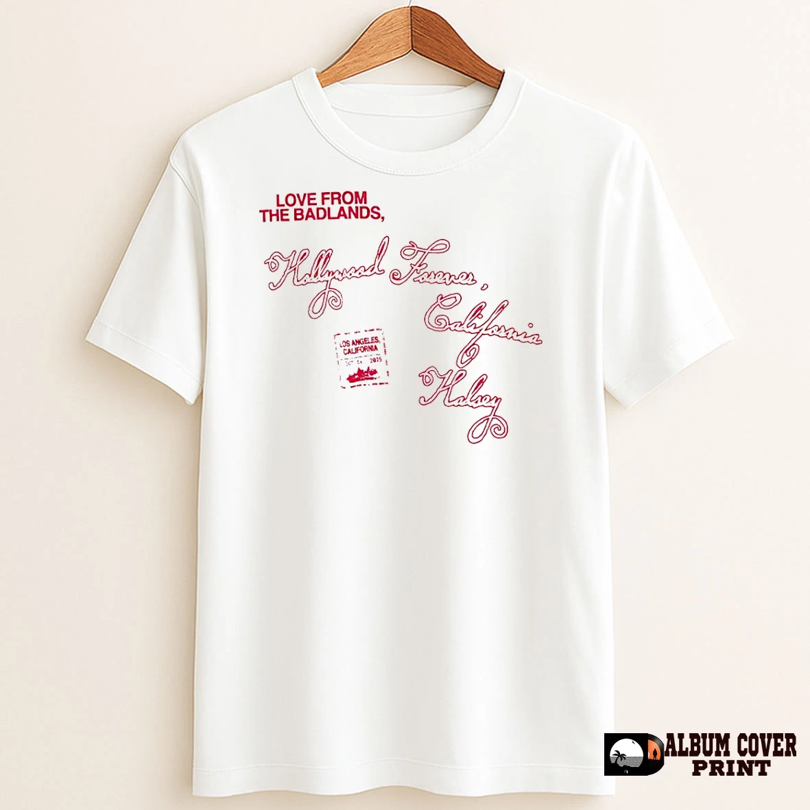 Original Love From Badlands Hollywood Forever California Halsey T Shirt Sweater