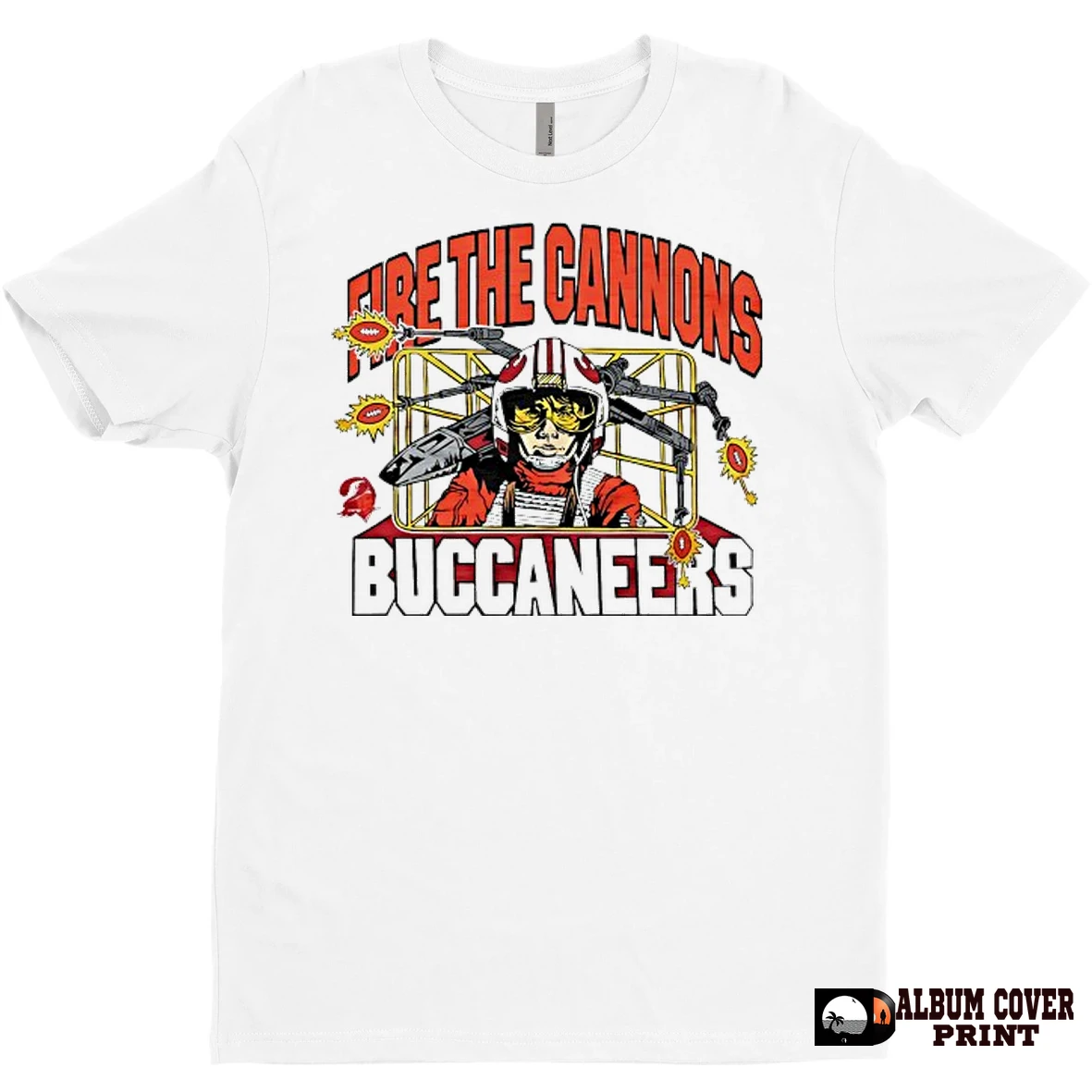 Original Luke Skywalker Fire The Cannons Tampa Bay Buccaneers Football T Shirt Sweater