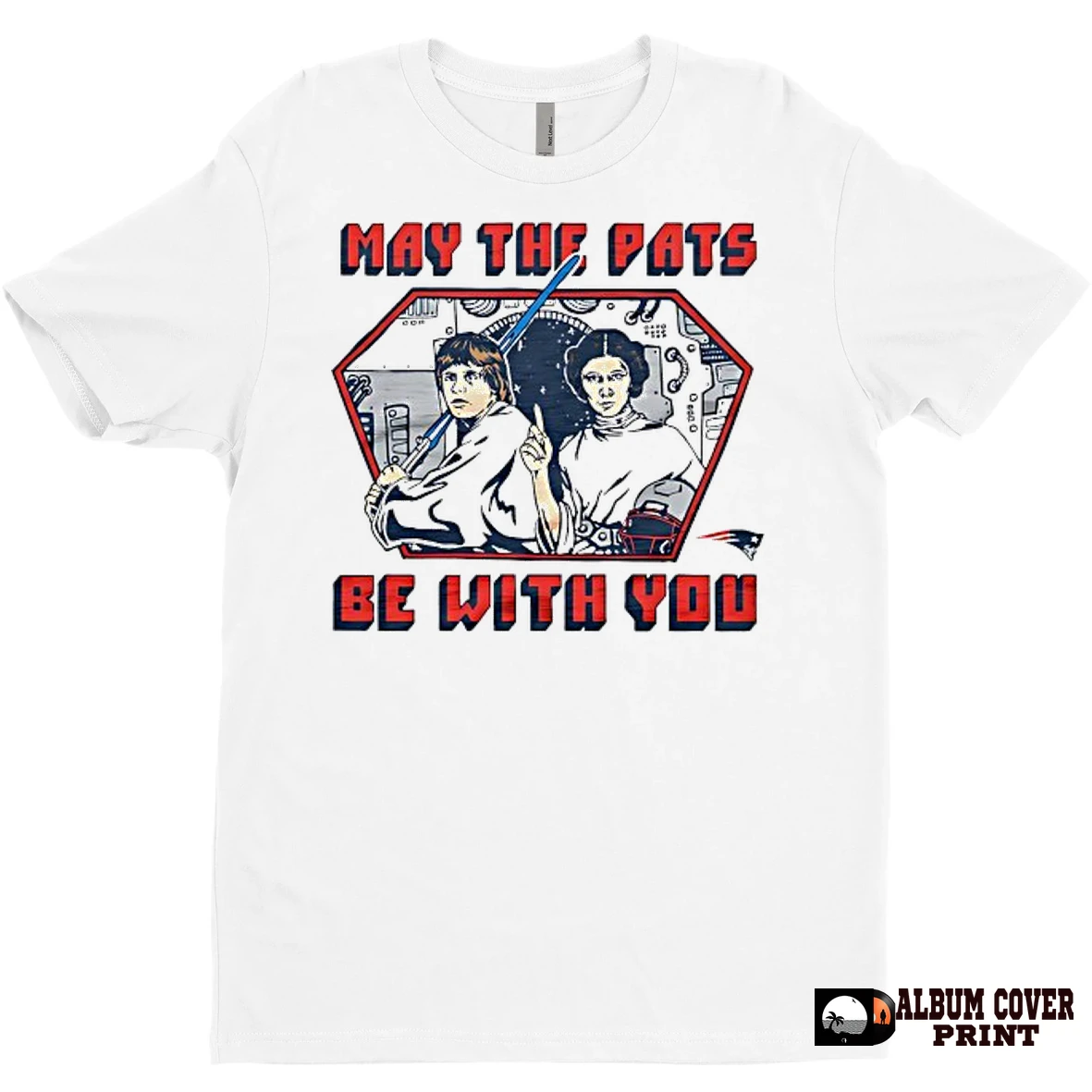 Original Luke Skywalker X New England Patriots May The Pat Be With You T Shirt Sweater