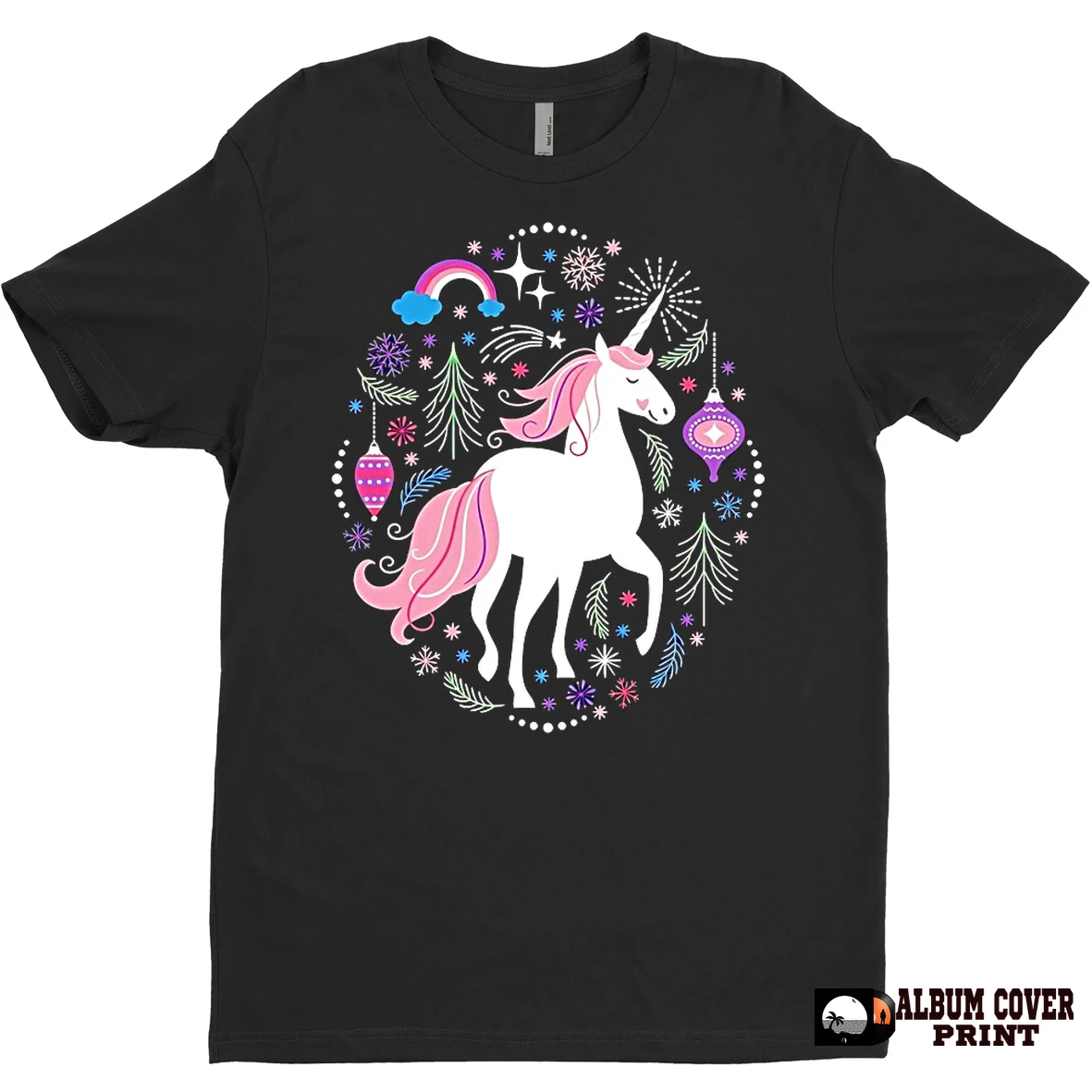 Original Magical Unicorn Winter Wonderland Christmas T Shirt Sweater