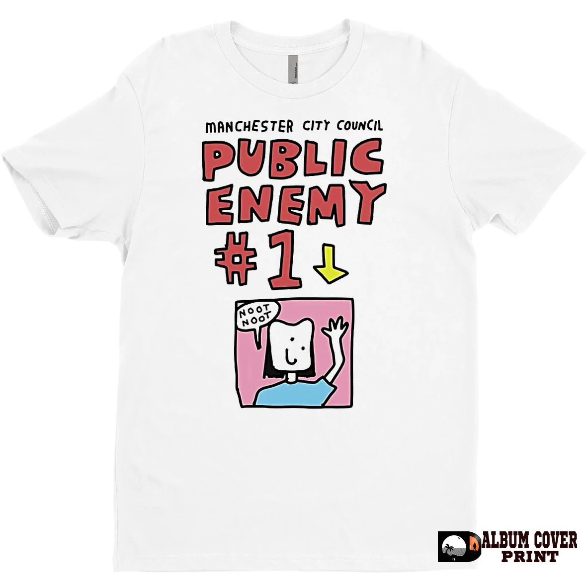 Original Manchester City Council Public Enemy Number One T Shirt Sweater