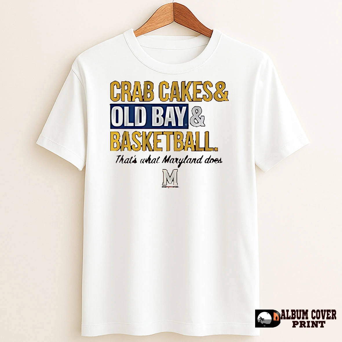 Original Maryland Terrapins Crab Cakes Old Bay Basketball T Shirt Sweater