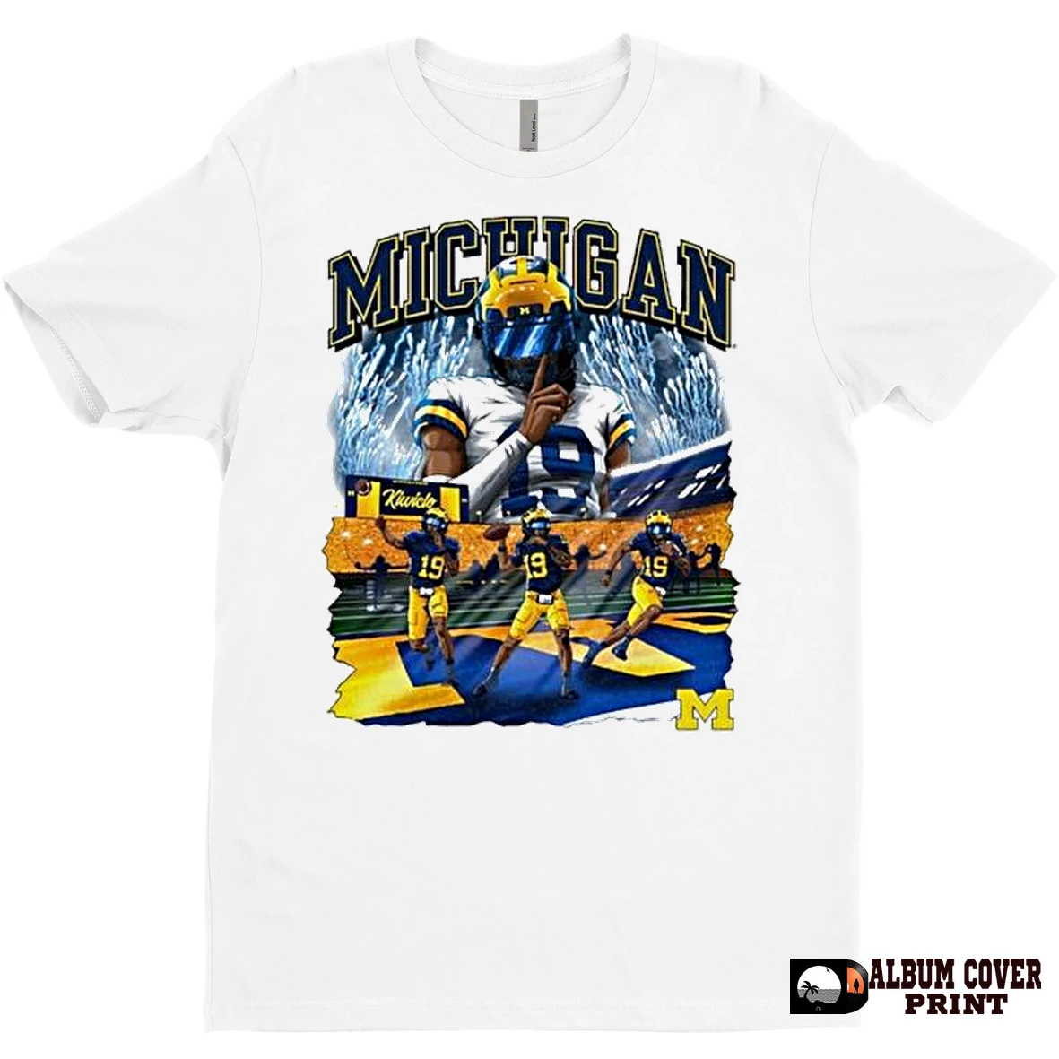 Original Michigan Wolverines Nfl Stadium Graphic Ornaments T Shirt Sweater