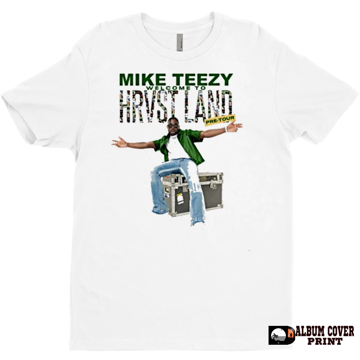 Original Mike Teezy Welcome To Hrvstland Pre Tour 2025 T Shirt Sweater