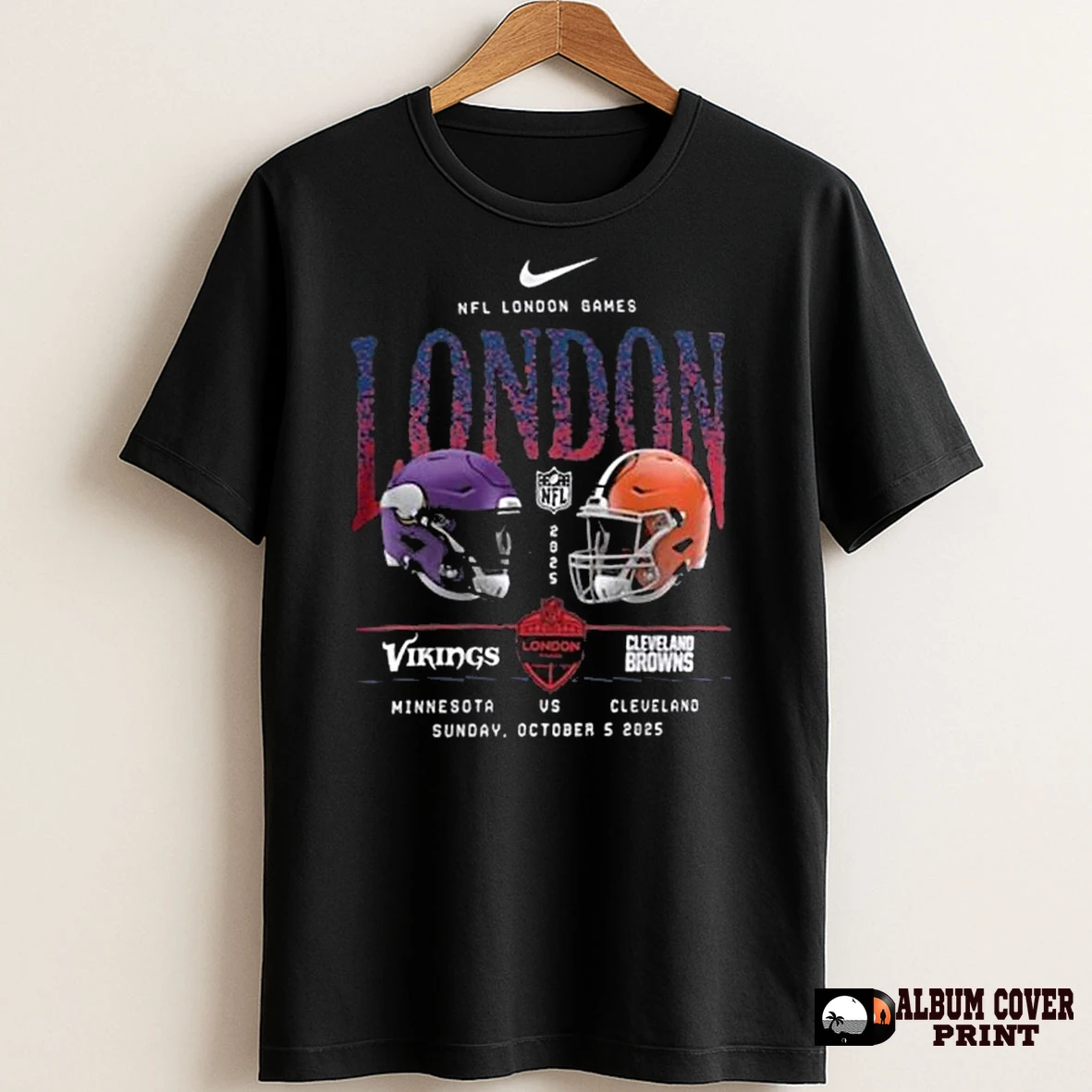 Original Minnesota Vikings Vs Cleveland Browns International Games London 2025 T Shirt Sweater