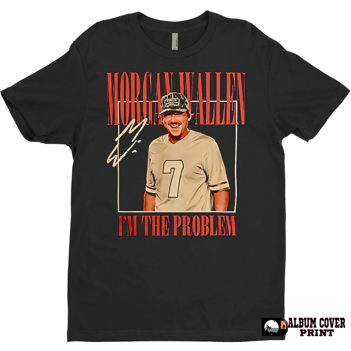 Original Morgan Wallen Im The Problem Dateback Tour Signature T Shirt Sweater
