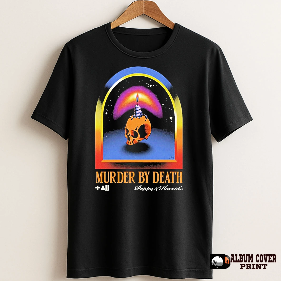 Original Murder By Death Oct 31 2025 Pappy Harriets In Pioneertown Ca T Shirt Sweater