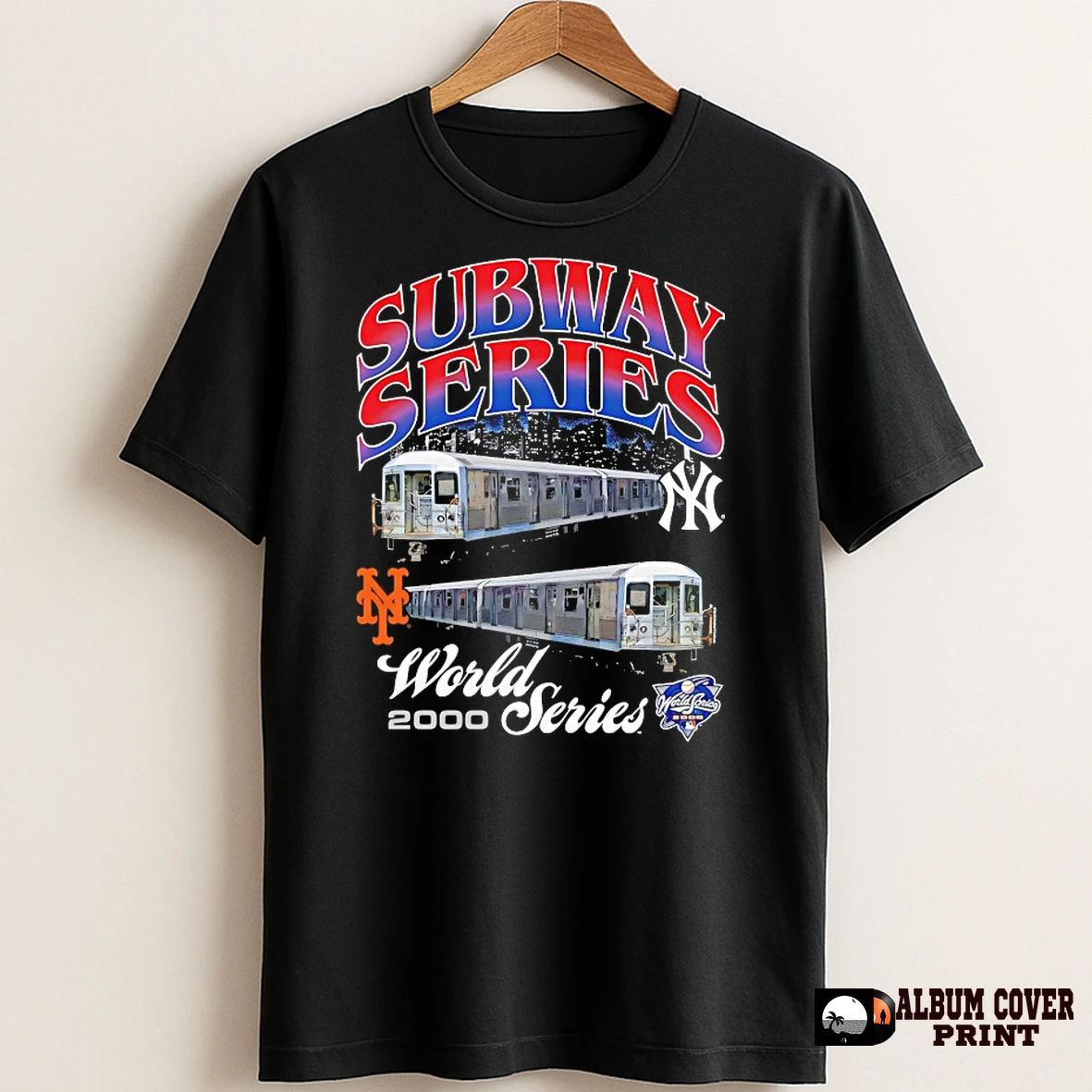 Original New York Mets And New York Yankees Subway Series World Series 2000 T Shirt Sweater