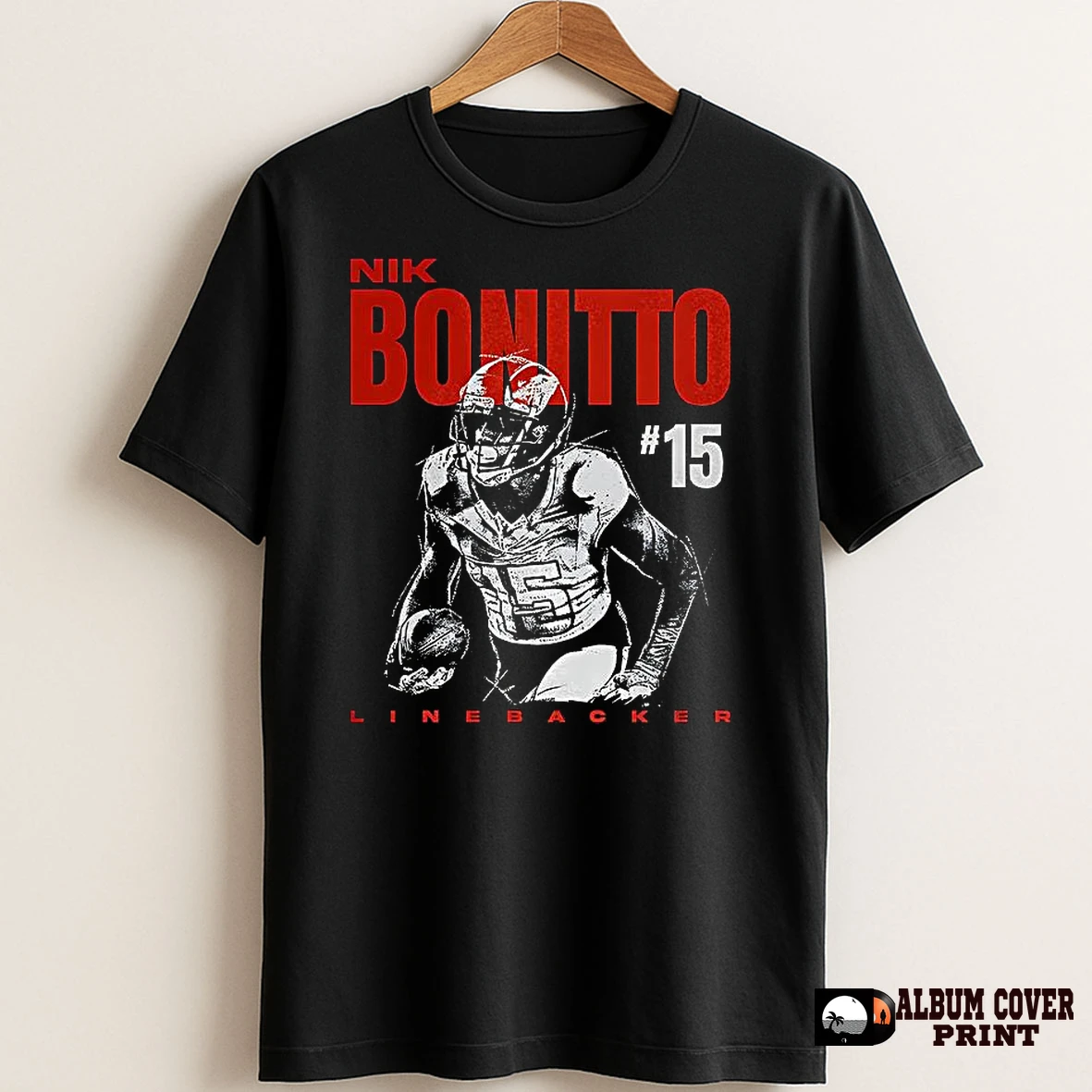 Original Nik Bonitto Denver Football Number 15 Linebacker T Shirt Sweater