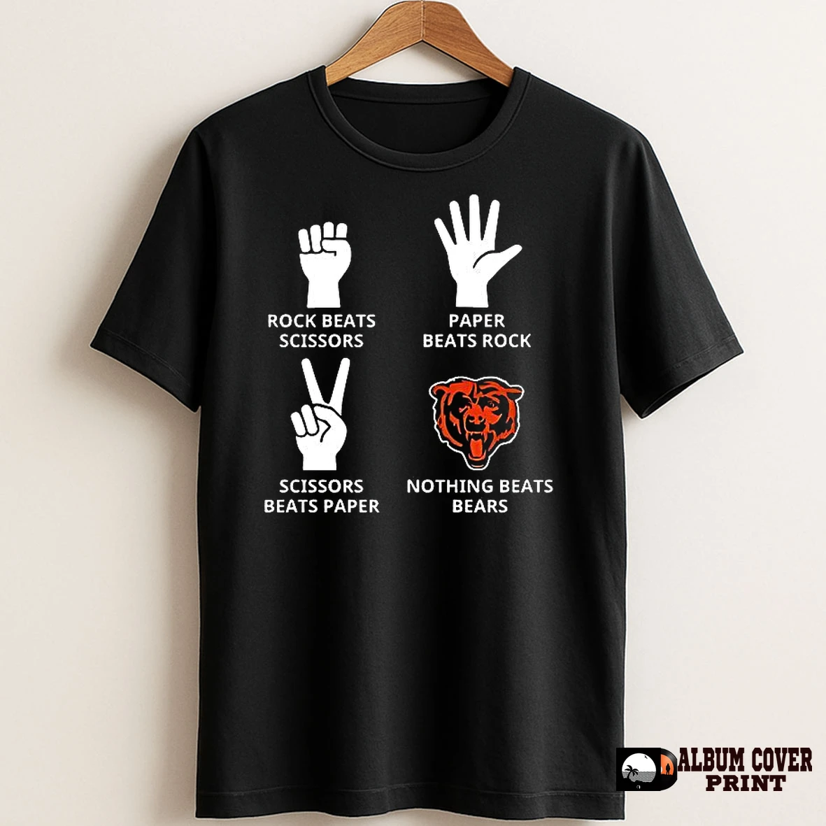 Original Nothing Beats Chicago Bears Football Logo T Shirt Sweater