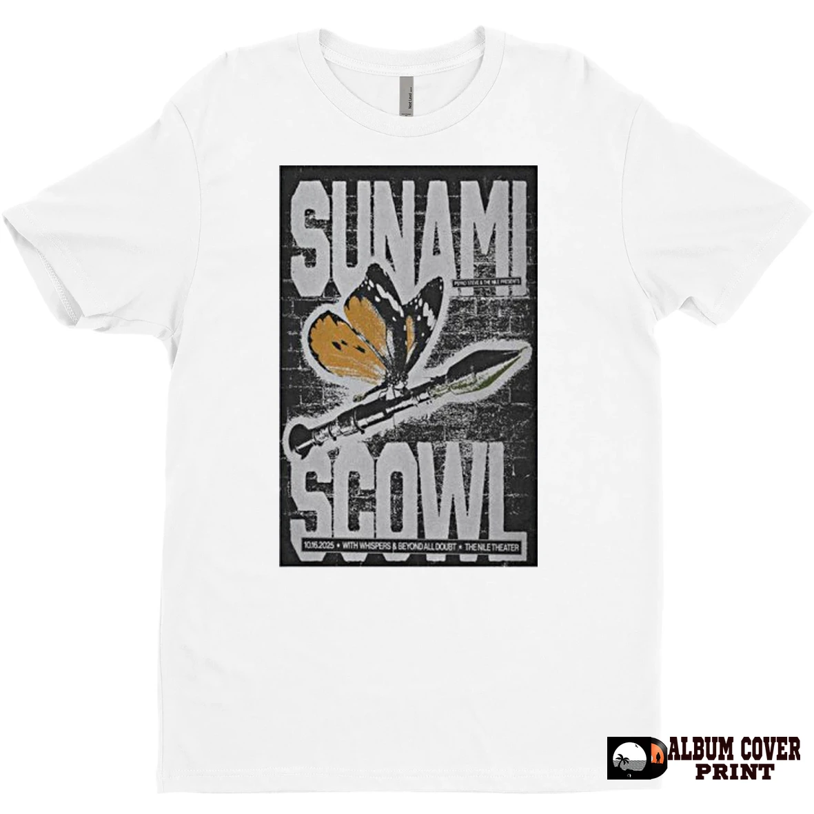 Original Oct 16 2025 Sunami With Scowl Nile Theater Mesa In Mesa Az T Shirt Sweater