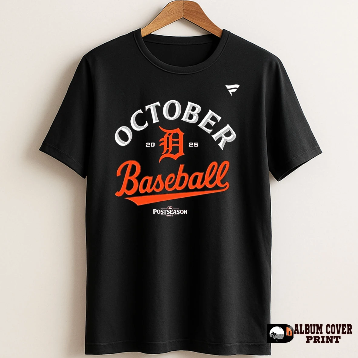 Original October Baseball Detroit Tigers 2025 Mlb Postseason T Shirt Sweater