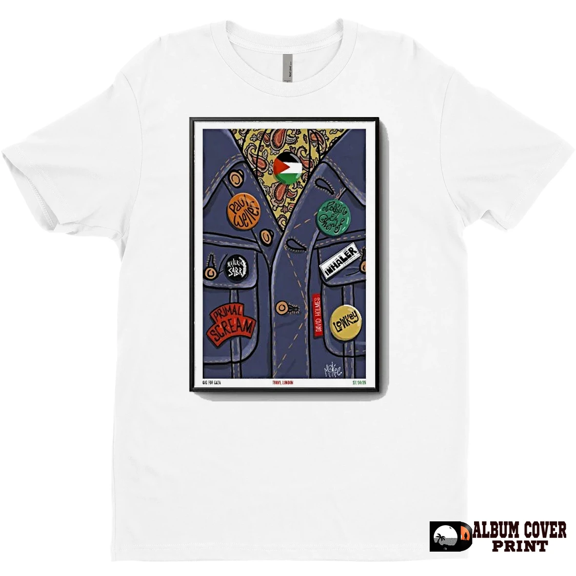 Original Paul Weller Primal Scream And Inhalers London Event On Oct 17 2025 T Shirt Sweater