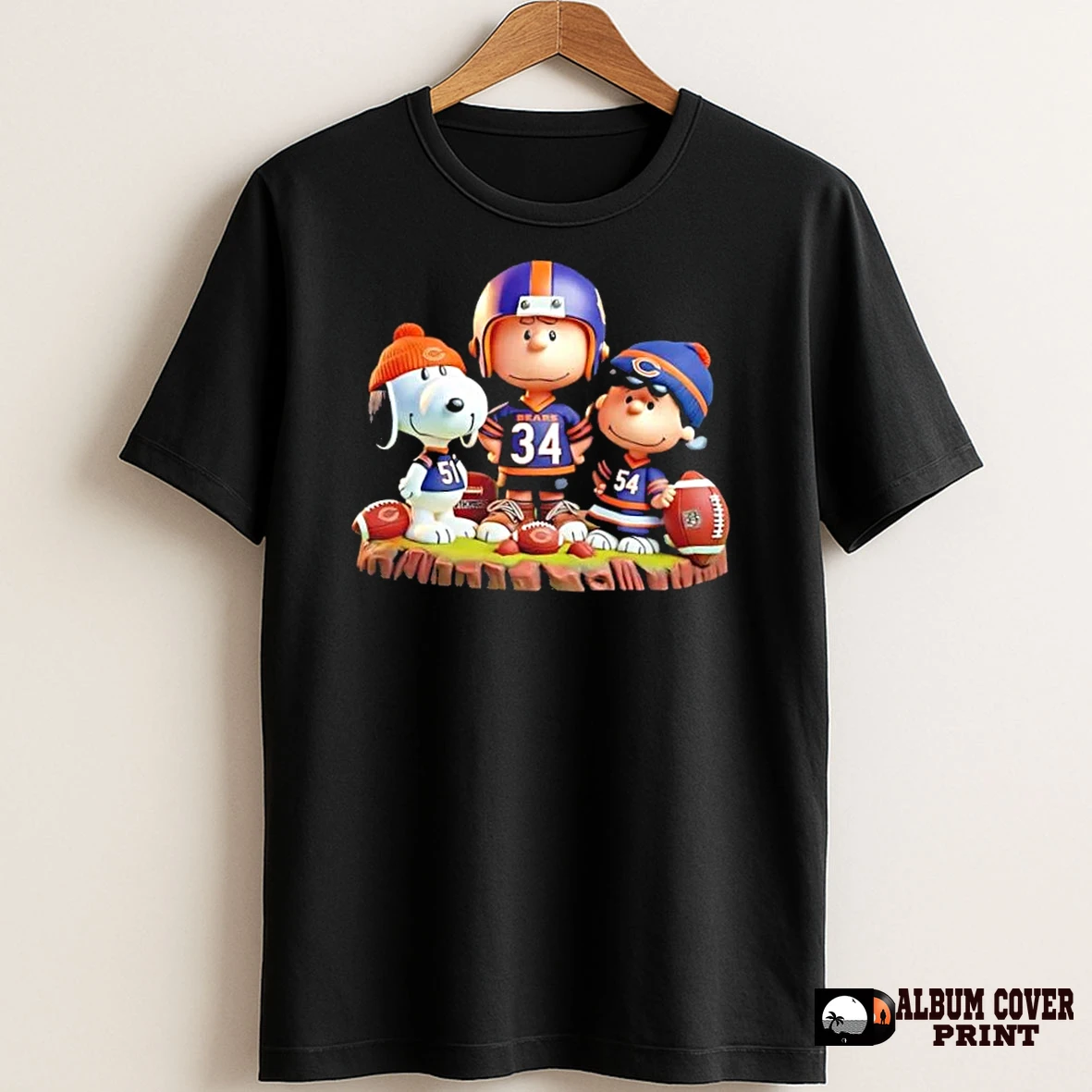 Original Peanuts Snoopy Family X Chicago Bears Football T Shirt Sweater