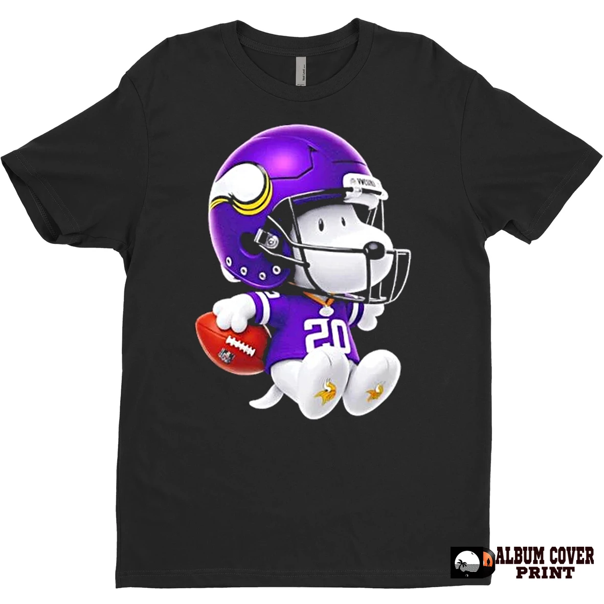 Original Peanuts Snoopy X Minnesota Vikings Football Fans T Shirt Sweater