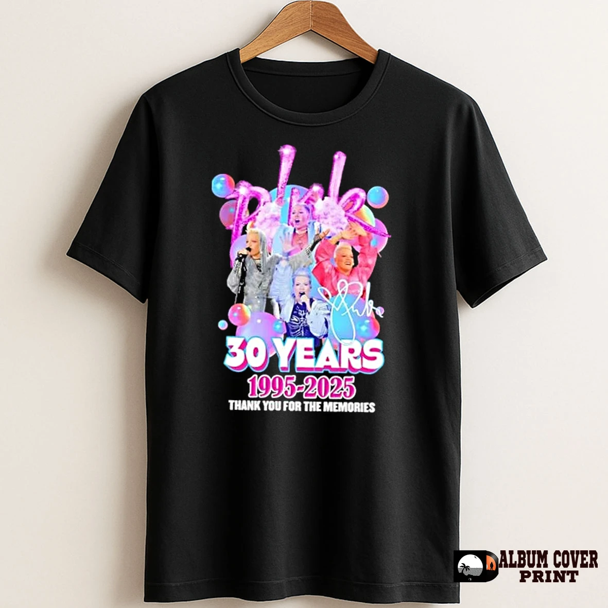 Original Pink 30 Years 1995 2025 Thank You For The Memories Signature T Shirt Sweater