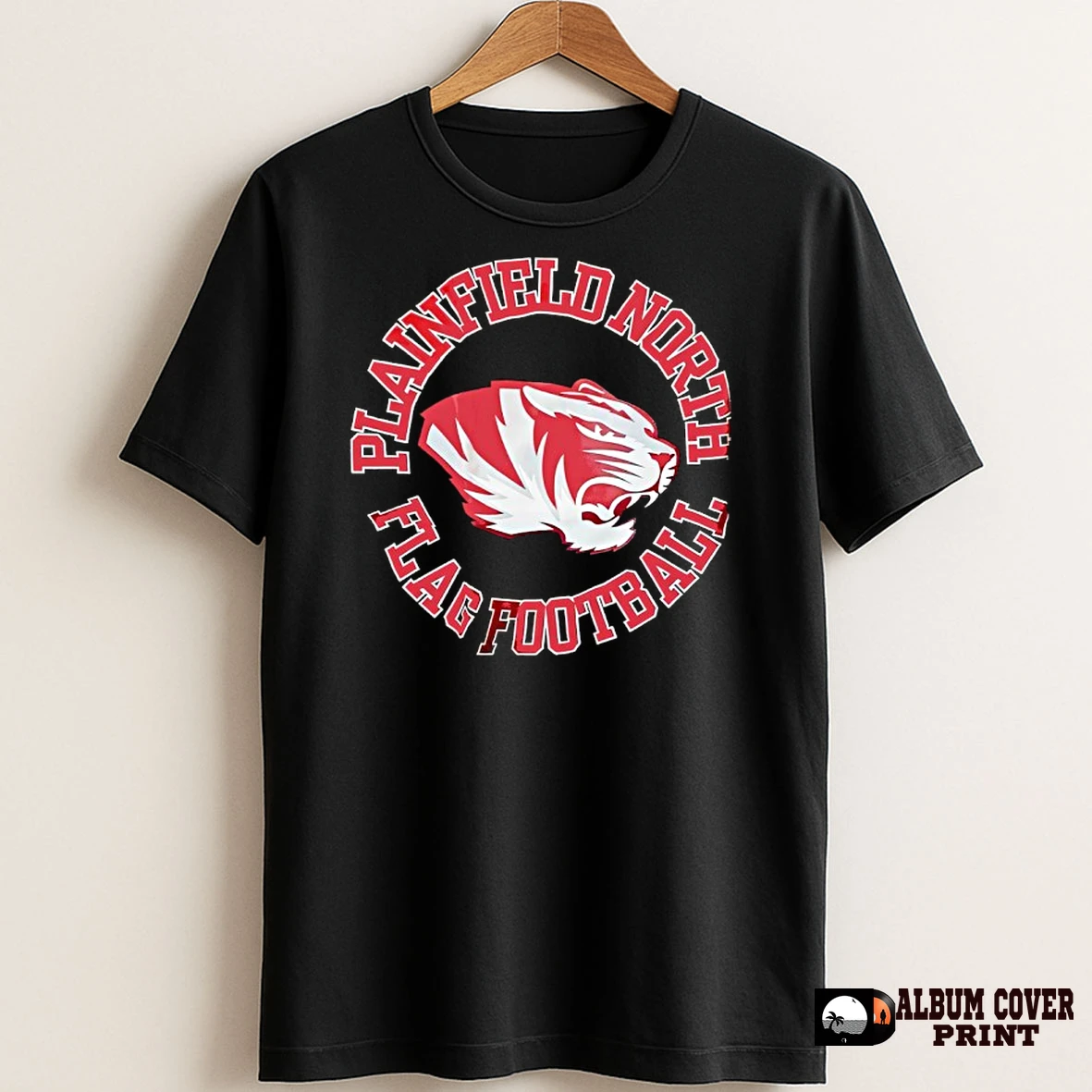 Original Plainfield North Flag Football T Shirt Sweater