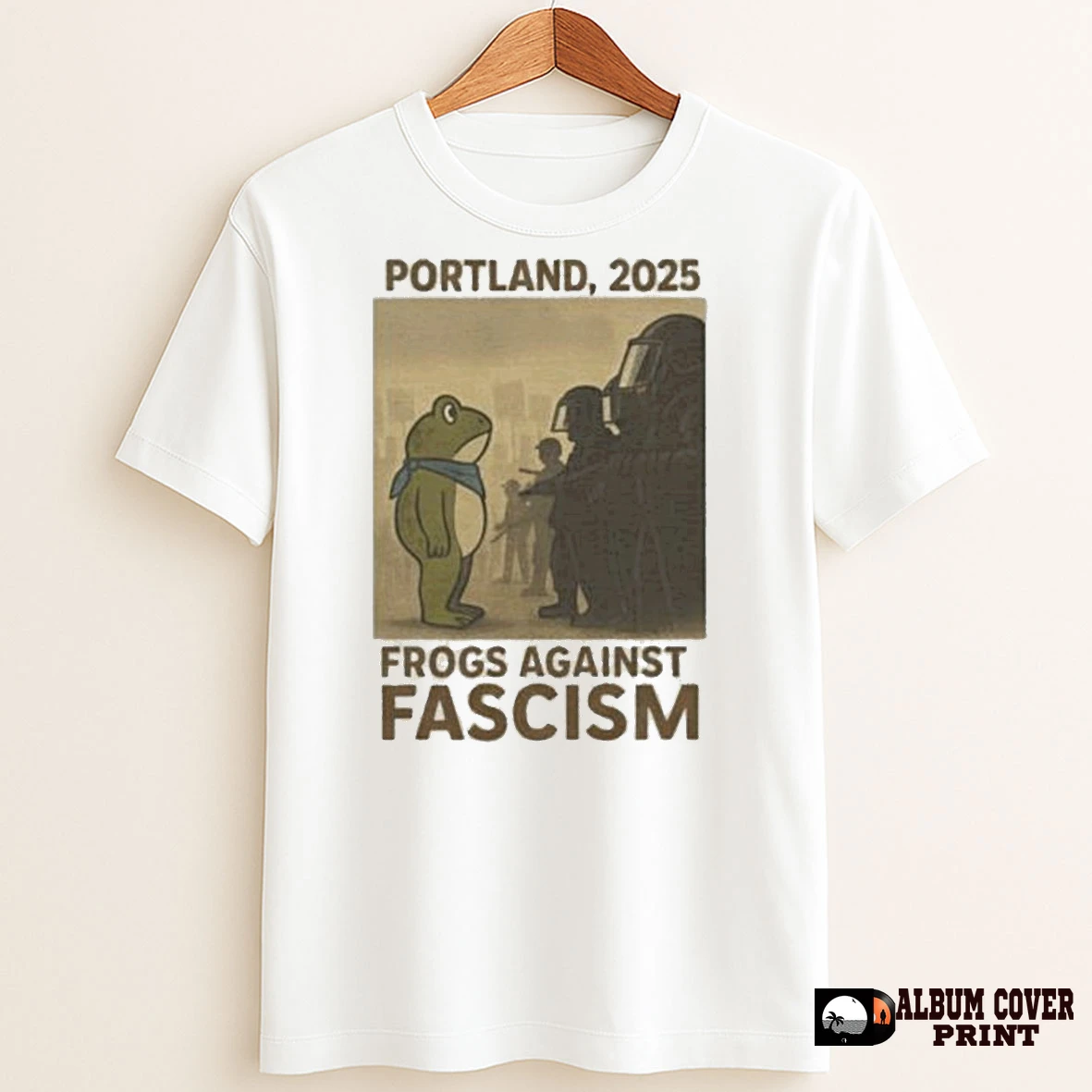 Original Portland Frog 2025 Protest Against Ice T Shirt Sweater