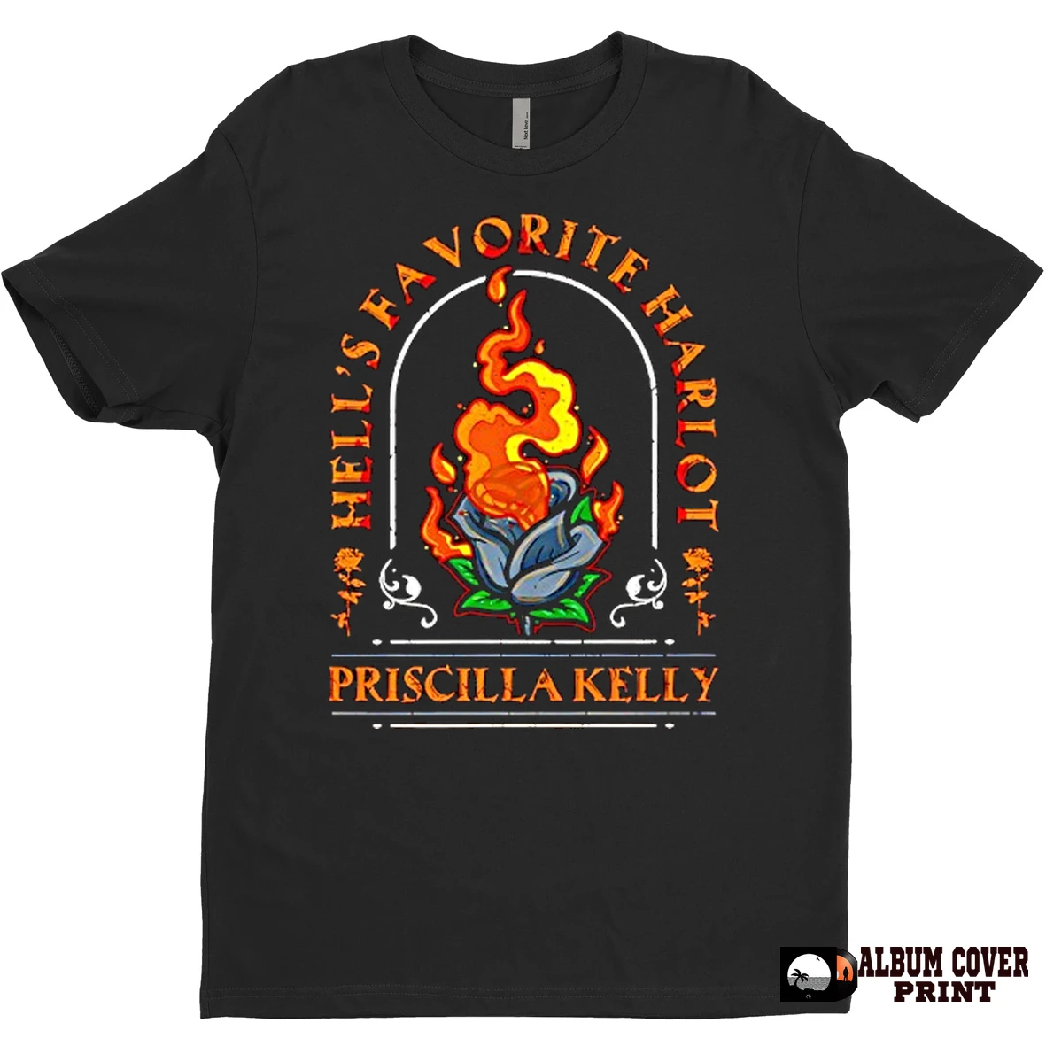Original Priscilla Kelly Hells Favorite Harlot Wwe T Shirt Sweater