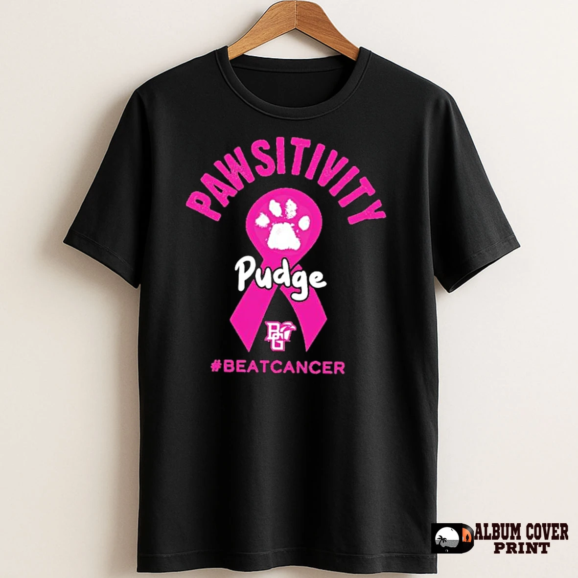 Original Pudge The Cat Breast Cancer Awareness Pink T Shirt Sweater