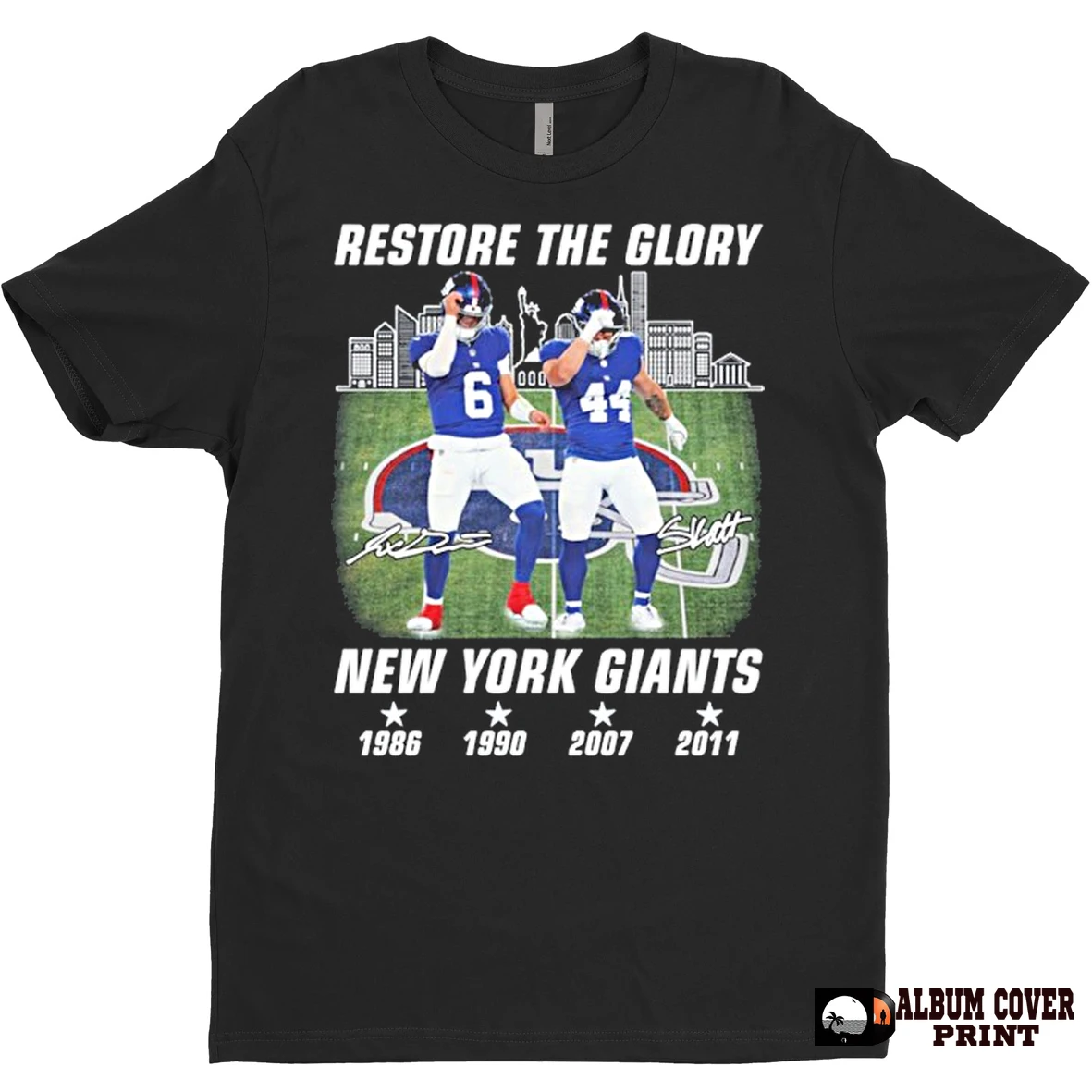 Original Re The Glory Jaxson Dart And Cam Skattebo New York Giants T Shirt Sweater