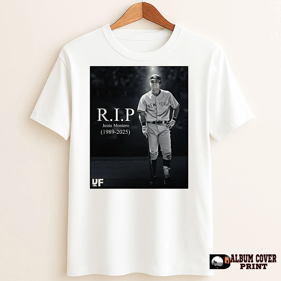 Original Rest In Peace Jesus Montero 1989 2025 Dugout Forever T Shirt Sweater