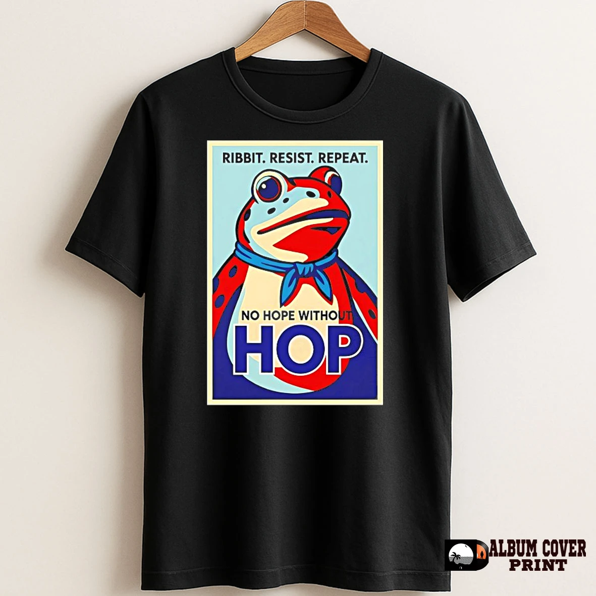 Original Ribbit Resist Repeat No Hope Without Hop T Shirt Sweater