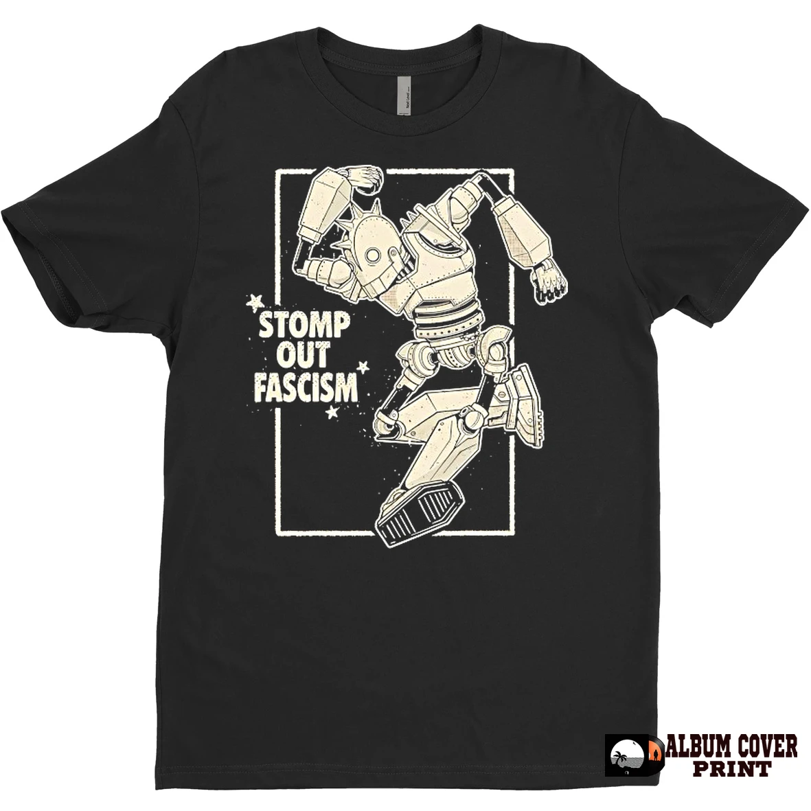Original Robot Stomp Out Fascism T Shirt Sweater