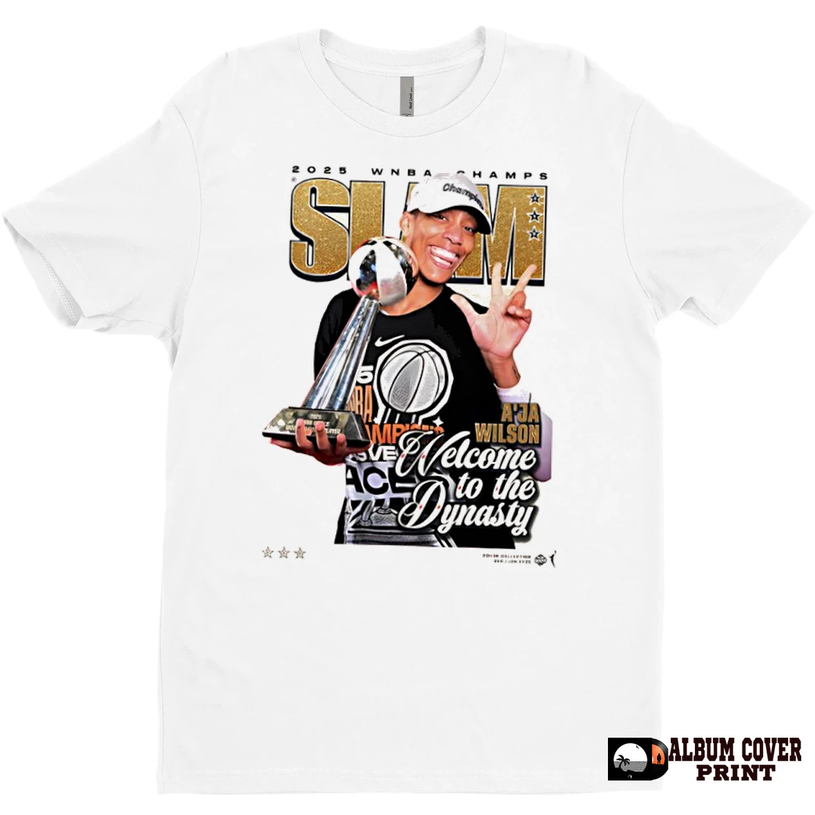 Original Slam 2025 Wnba Champs Aja Wilsonwelcome To The Dynasty T Shirt Sweater