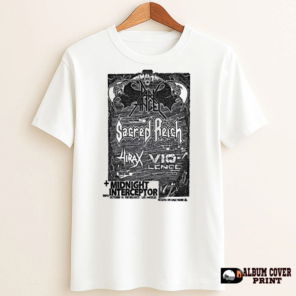 Original Sacred Reich Oct 16 2025 The Belasco In Los Angeles Ca T Shirt Sweater