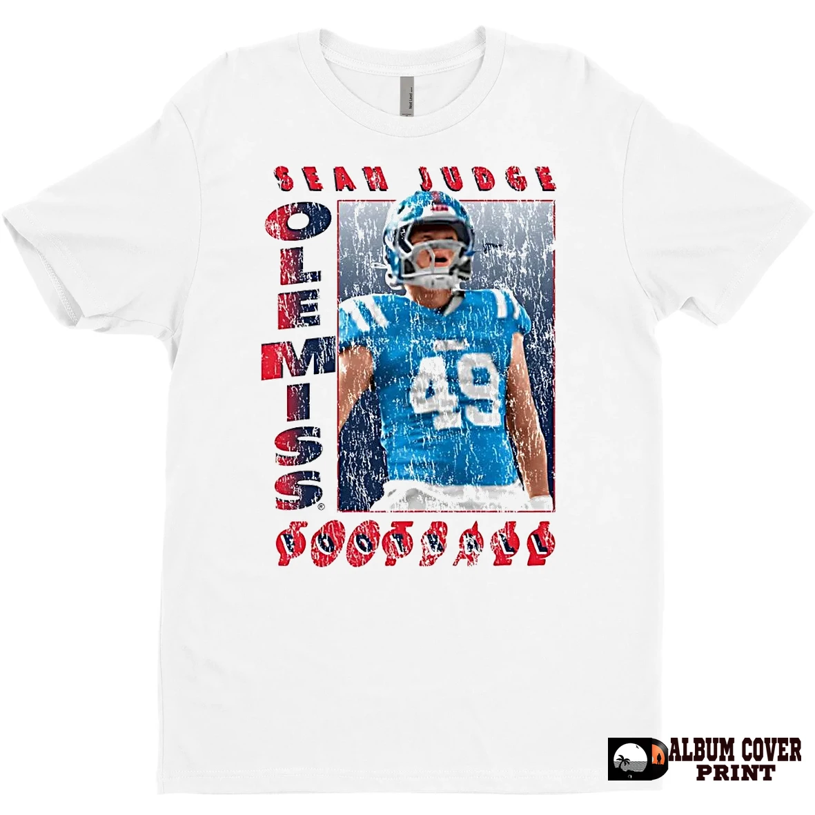 Original Sean Judge Portrait Scream Ole Miss Football T Shirt Sweater