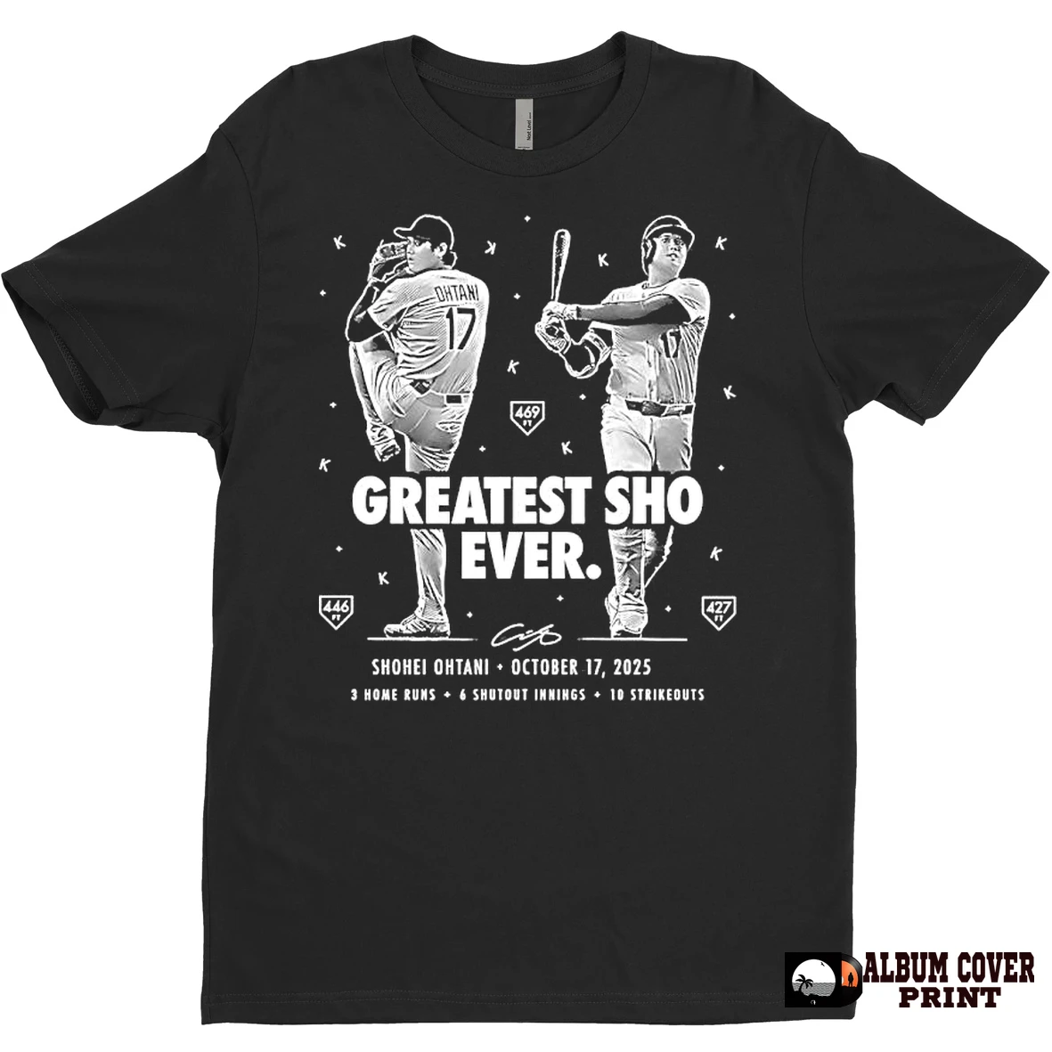 Original Shohei Ohtani Greatest Sho Ever Wins Nlcs Mvp 3 Home Runs 6 Shutout 10 Strikeouts T Shirt Sweater