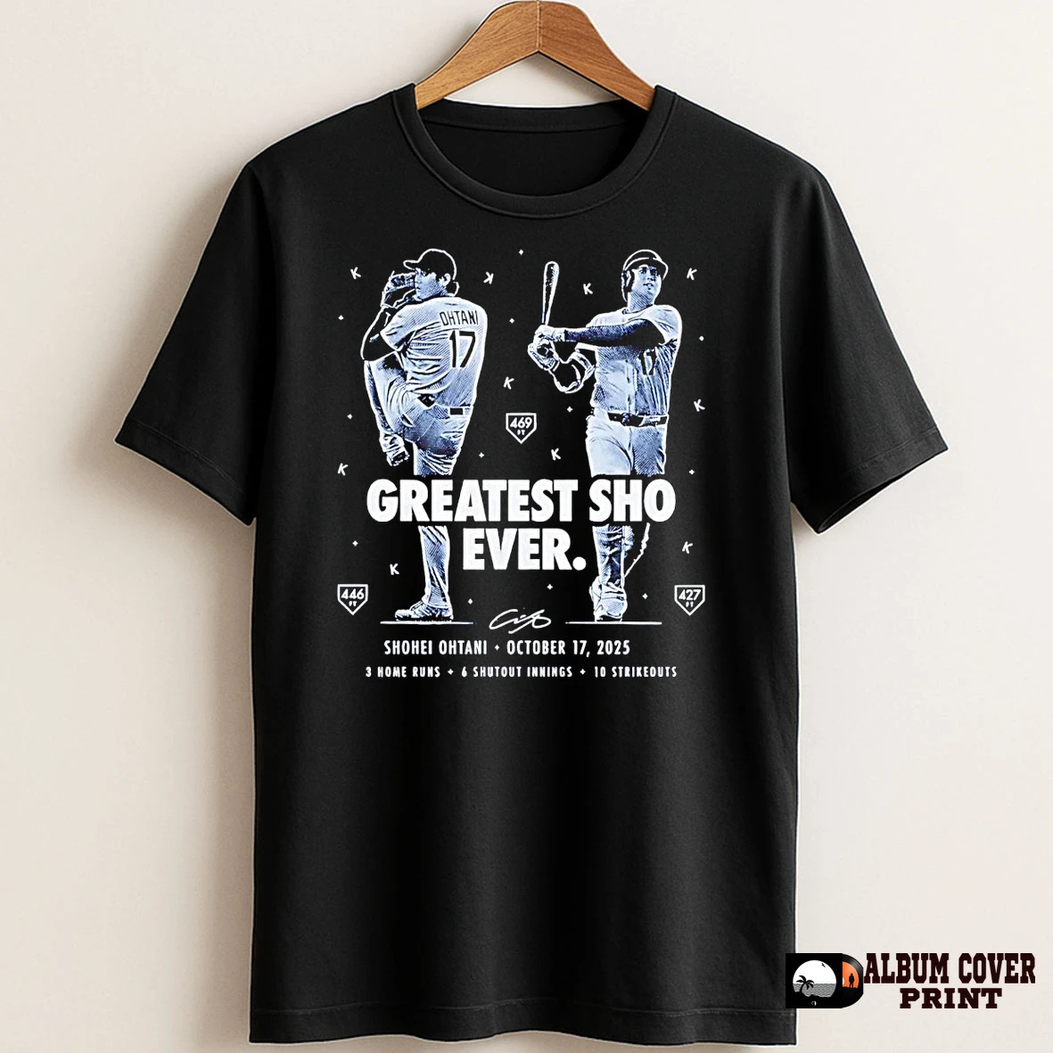 Original Shohei Ohtani Greatest Sho Ever Signature T Shirt Sweater