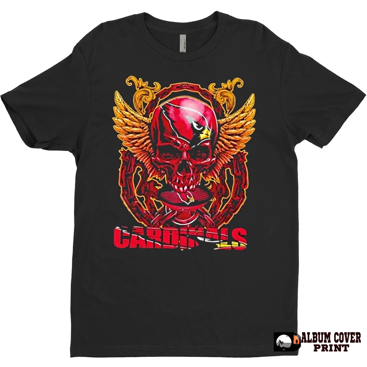 Original Skull Wings X Arizona Cardinals Football T Shirt Sweater