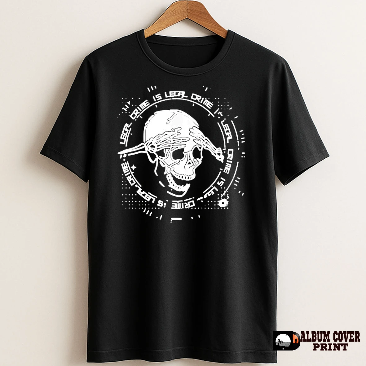 Original Skull Crime Is Legal 2025 T Shirt Sweater