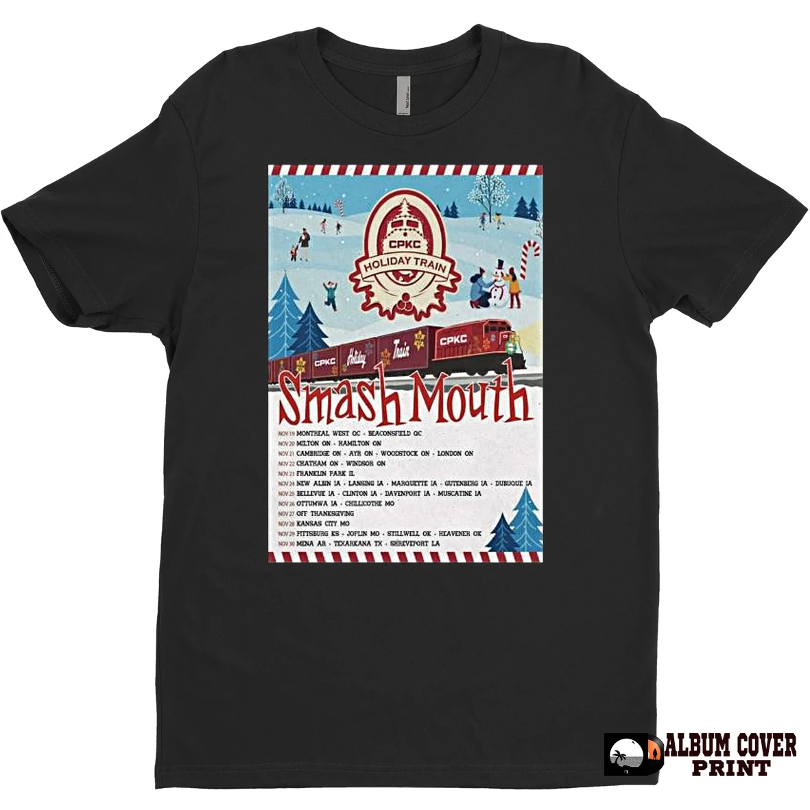 Original Smash Mouth Cpkc Holiday Train Event 2025 T Shirt Sweater